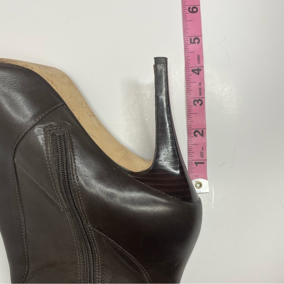 !! SOLD!! VGUC - Via Spiga Leather Boots - Coffee - 8M - Picture 6 of 8